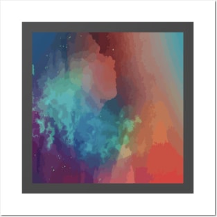 Abstract Galaxy Posters and Art